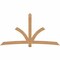 Ekena Millwork Davenport Timber Gable Bracket, Western Red Cedar, 108"W x 58"H x 1 1/2"D x 5 1/2"F, 13/12 Pitch GBW108X58X0206DAV00SWR - alternate 1